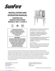 Sunfire SDG-2 Installation And Operation Manual