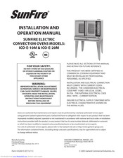 Sunfire ICO-E-10-M Installation And Operation Manual