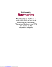 Raymarine ST40 Compass Instrument Owner's Handbook Manual