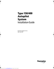 Raymarine 400G Installation Manual