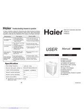 haier HWM68VA User Manual