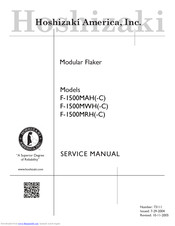 Hoshizaki F-1500MA-C Service Manual