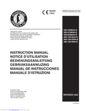 Hoshizaki KM-1301SWH-E Instruction Manual