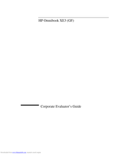 Hp OmniBook xe3-gf - Notebook PC Evaluator Manual