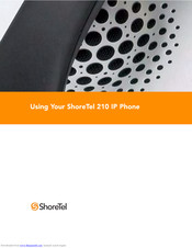 ShoreTel 210 User Manual