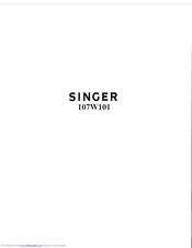 Singer 107W101 Owner's Manual