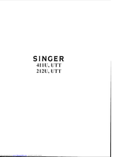 Singer 411UTT Service Manual