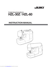 JUKI HZL-30Z Instruction Manual