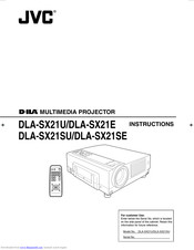 Jvc DLA-SX21U, DLA-SX21E, DLA-SX21SU, DLA-SX21SE Instructions Manual