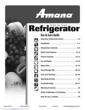Amana 12842122 Use & Care Manual
