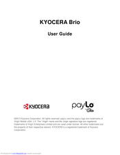 Kyocera Brio User Manual