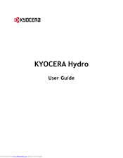 Kyocera Hydro Manuals Manualslib