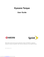 Kyocera Sprint Torque User Manual
