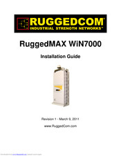 RuggedCom RUGGEDMAX WIN7000 Installation Manual