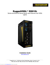 RuggedCom RuggedVDSL RS910L Installation Manual