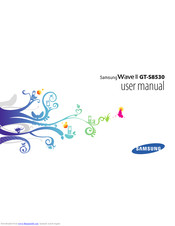 Samsung WAVE II GT-S8530 User Manual