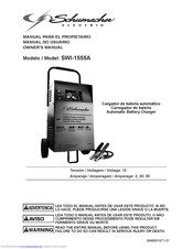 Schumacher SWI-1555A Owner's Manual