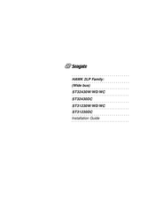 Seagate ST32430WD Installation Manual