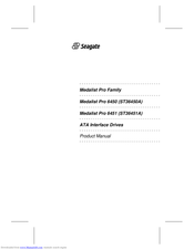 Seagate Medalist Pro Family Product Manual
