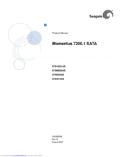 Seagate Momentus 7200.1 SATA Product Manual