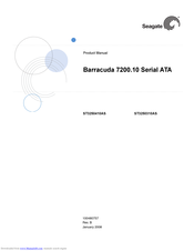 Seagate Barracuda 7200.10 Serial ATA Product Manual