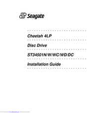 Seagate ST34501N Installation Manual