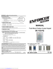 SECO-LARM Enforcer SK-1011-SQ Quick Reference Manual