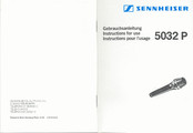 Sennheiser 5032 P Instructions For Use Manual
