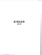 Singer 421W class Service Manual