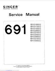 Singer 691D200GG Service Manual