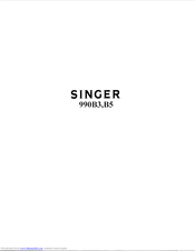 Singer 990B5 Service Manual