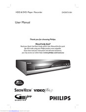 Philips DVDR7310H User Manual