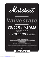 Marshall Amplification Valvestate VS100R Handbook