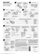 Sharp UX-B800 Quick Setup Manual