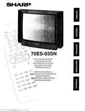 Sharp 70ES-03SN Operation Manual