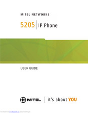 Mitel 5205 User Manual