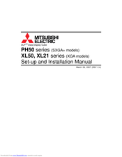 Mitsubishi Electric VS-67XLW20U Manual