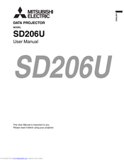 Mitsubishi Electric SD206U User Manual