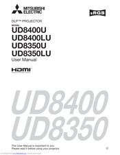 Mitsubishi Electric UD8350U User Manual