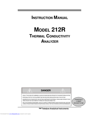 Teledyne 212R Instruction Manual