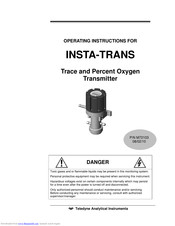 Teledyne Insta-Trans Operating Instructions Manual