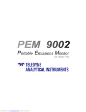 Teledyne PEM 9002 Instruction Manual