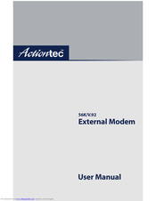 ActionTec 56K/V.92 User Manual