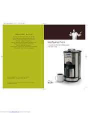 Wolfgang Puck BCM00015 Use And Care Manual