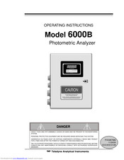 Teledyne 6000B Operating Instructions Manual