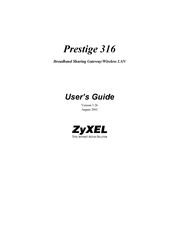 ZyXEL Communications Prestige 316 User Manual