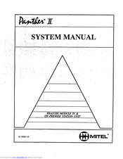 Mitel Panther II 2064 System Manual