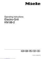Miele KM 88-2 Operating Instructions Manual