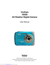 Vivitar ViviCam V8426 User Manual