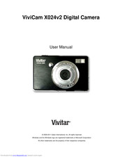 Vivitar ViviCam X024v2 User Manual